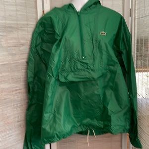 Vintage Lacoste Izod Classic Green Pocket Windbre… - image 1